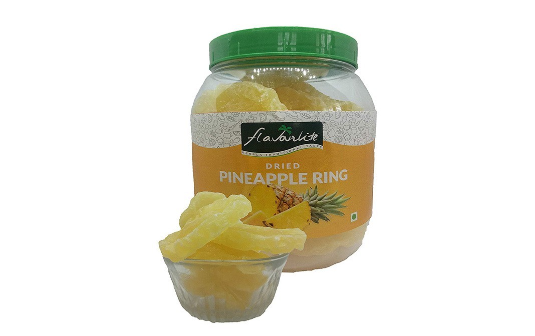 Flavourlite Dried Pineapple Ring    Plastic Jar  250 grams